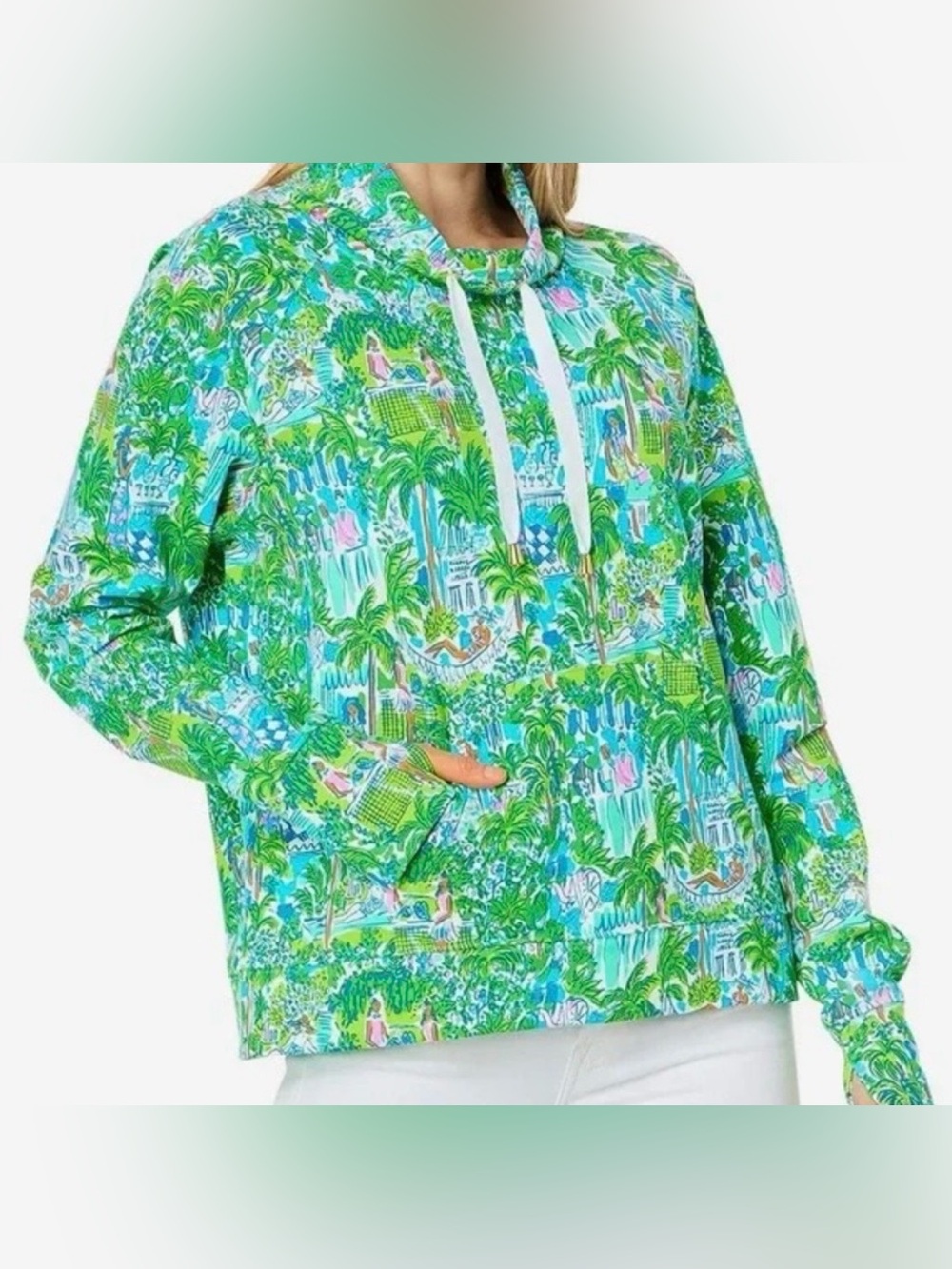 Lilly Pulitzer Jax Long Sleeved Popover Top